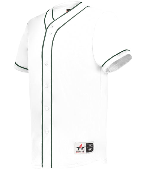 Alleson Diamond Full-Button Baseball Jersey